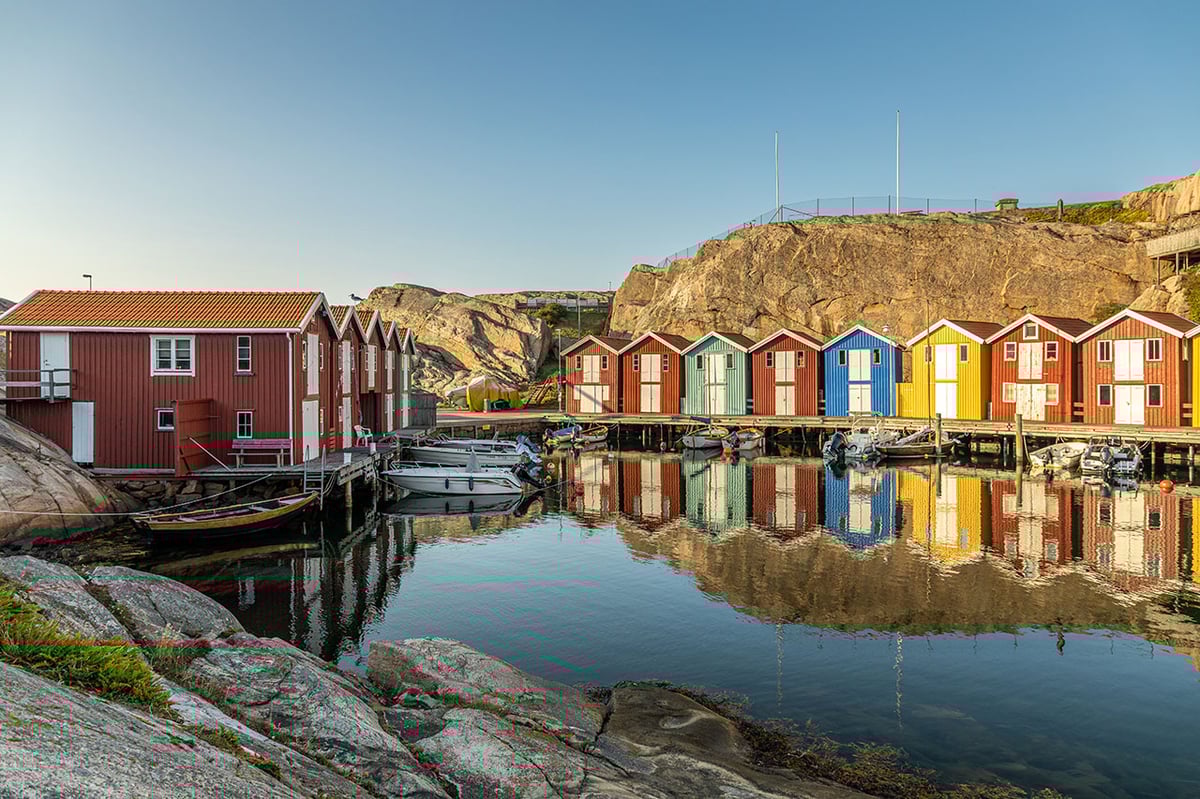 Cottages by the sea