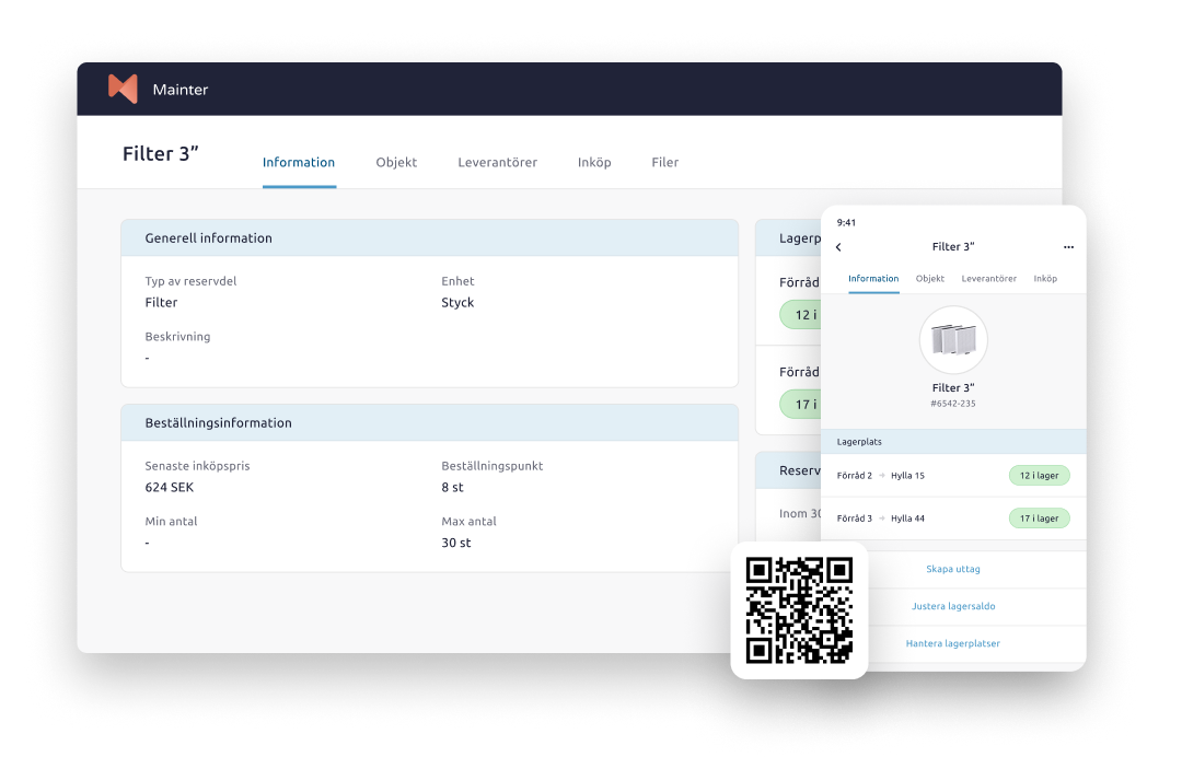 QR- och streckkodsscanning